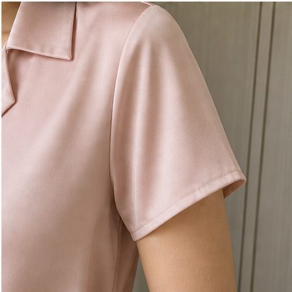 Blush Ruffle Blouse - Picture 5 of 6